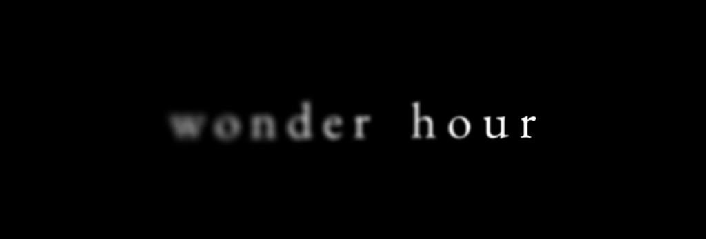 Wonder Hour wordmark